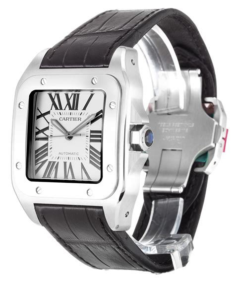 cartier santos 100 medium replica|cartier santos 100 price.